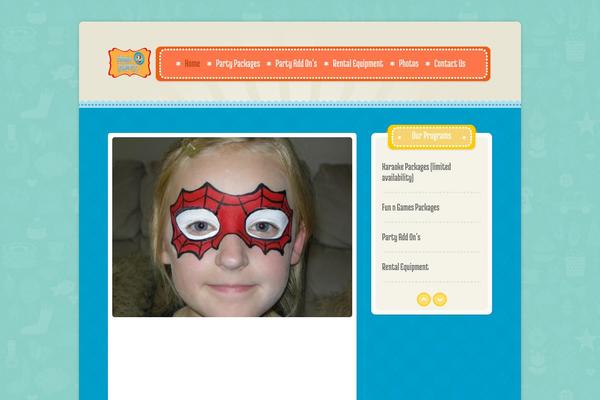 Dreamy theme site design template sample