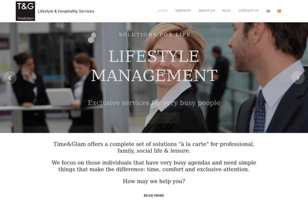 Tower theme site design template sample