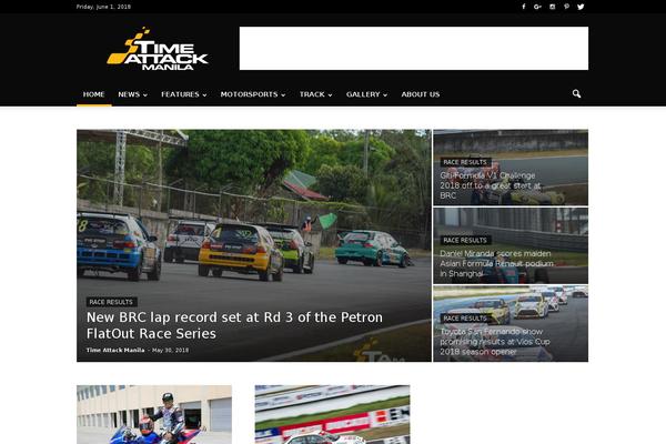 Newspaper theme site design template sample