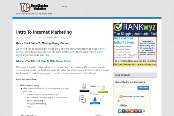 Site using Advanced-social-widget plugin