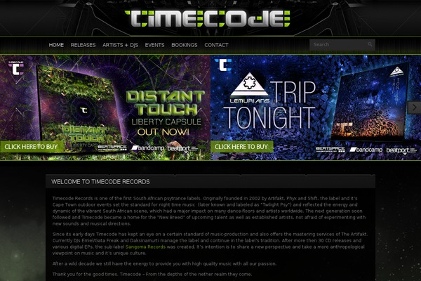 timecode.co.za site used Replay