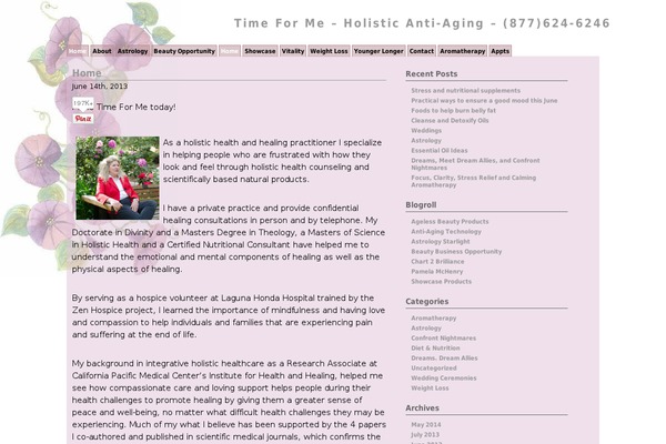 timeforme.com site used Translucent Fluidity 2