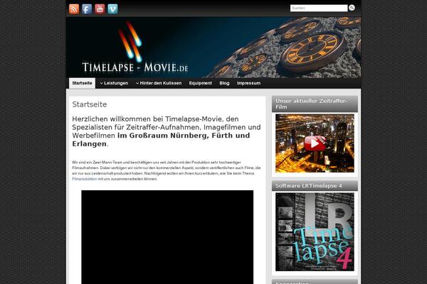Ember theme site design template sample