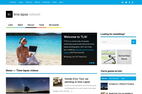 Site using Lazy Load XT plugin