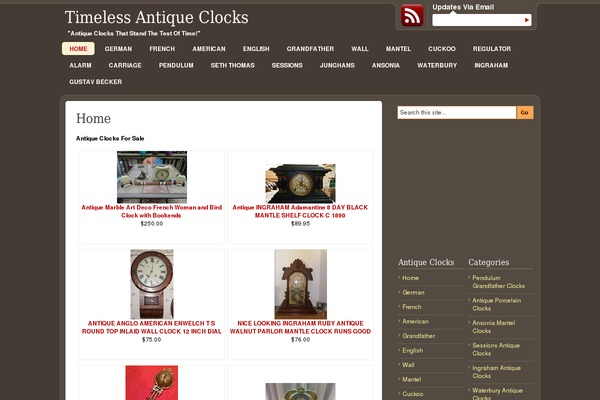 timelessantiqueclocks.com site used Wp_premium