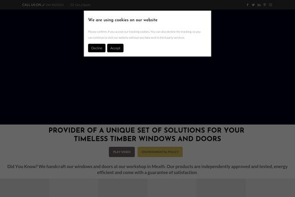 Site using Surbma-gdpr-proof-google-analytics plugin