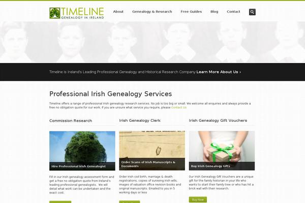 Inceptio theme site design template sample
