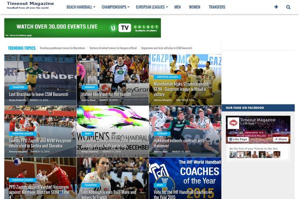 Top News theme site design template sample