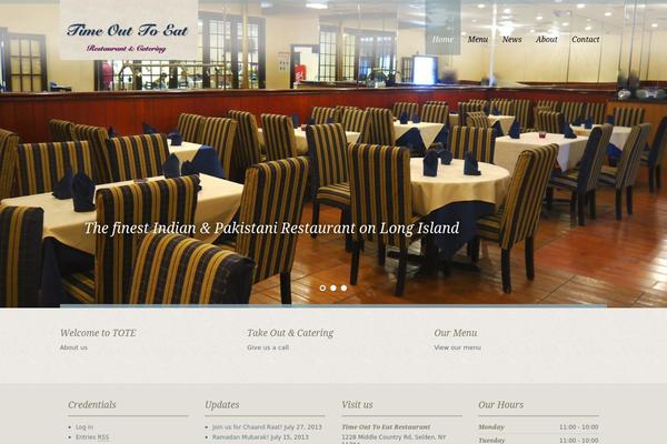 White Rock theme site design template sample