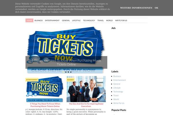 TheStylist theme websites examples