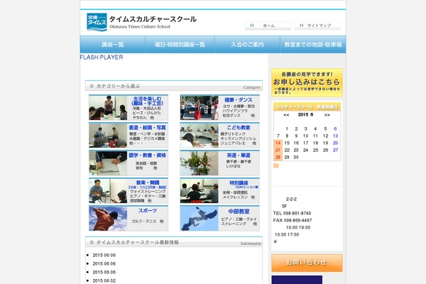 Times theme site design template sample