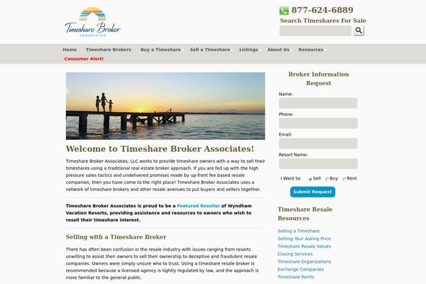 timesharebrokerassociates.com site used Designfolio Pro