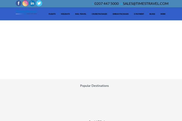 timestravel.com site used Travelo