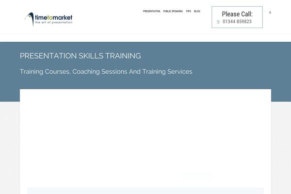 timetomarket.co.uk site used Pressive-child
