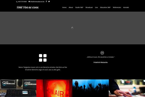 Divi theme site design template sample