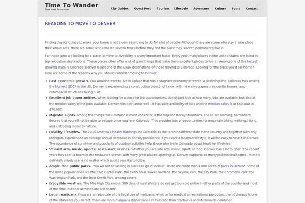 Cosmos theme site design template sample