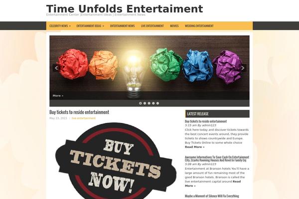 Idea theme site design template sample