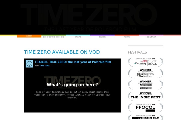 timezeromovie.com site used Tz