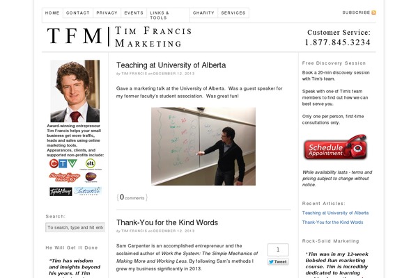 Site using GPP Testimonials Widgets plugin