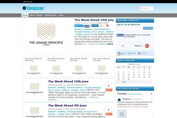 Site using Widgetize Pages Light plugin