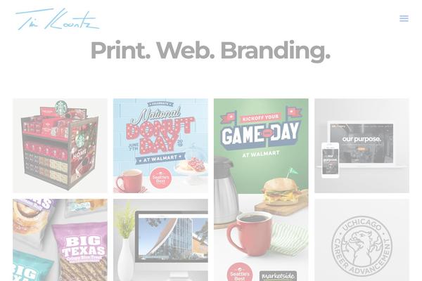 Grafik theme site design template sample