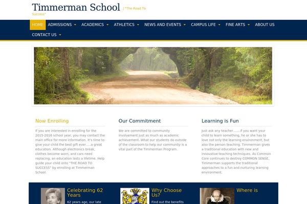 Campus theme site design template sample