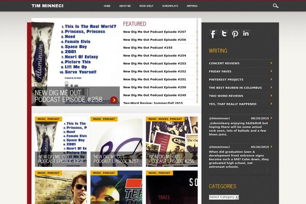 Noteworthy theme site design template sample