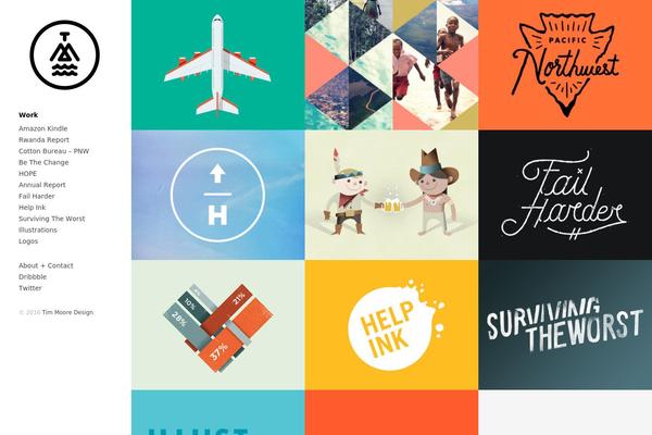 Mesh theme site design template sample