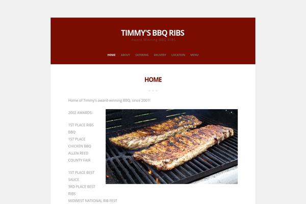 timmysbbq.com site used Zenzero