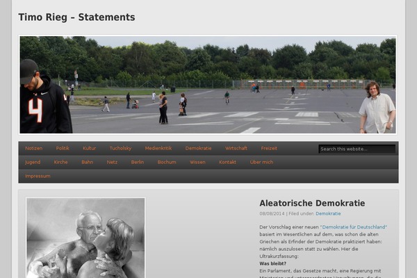 Esplanade theme site design template sample