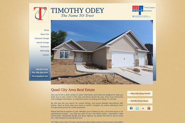 Realia theme site design template sample