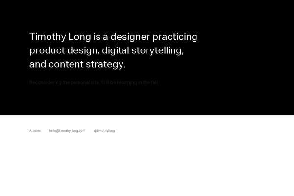 timothy-long.com site used Shopping-cart-woocommerce