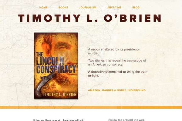 timothylobrien.com site used Tob