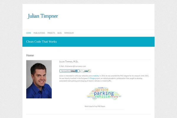 Attitude theme site design template sample