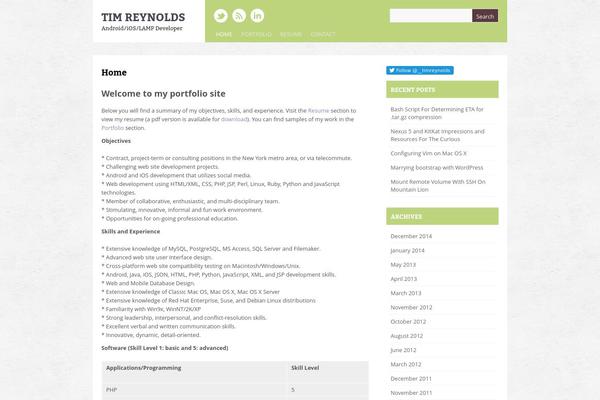 Site using Code Prettify plugin