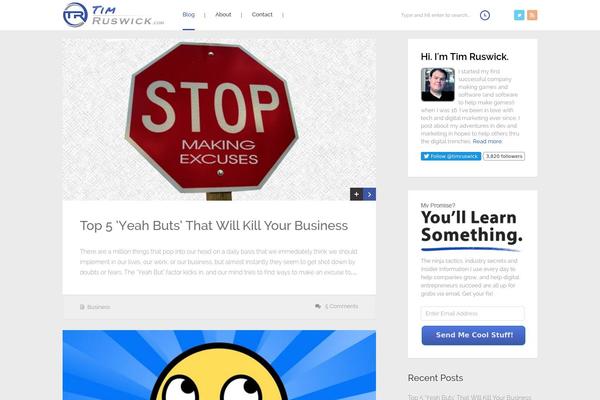 GoodInc theme site design template sample