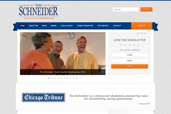 Campaign theme site design template sample