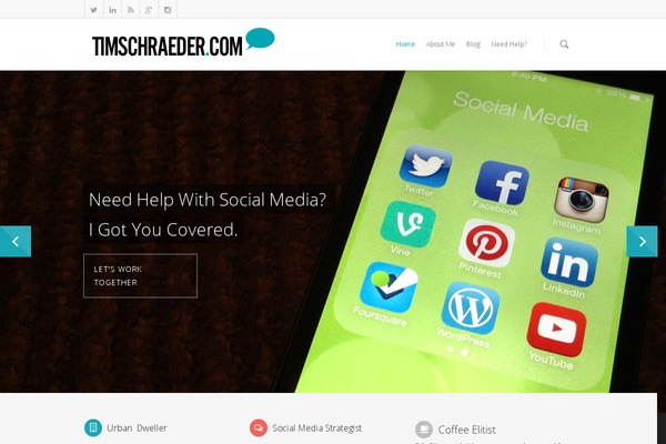 timschraeder.com site used Salient-2
