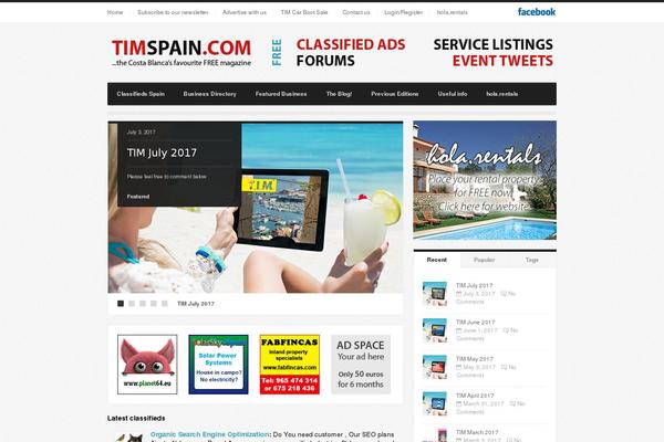 Stream theme site design template sample