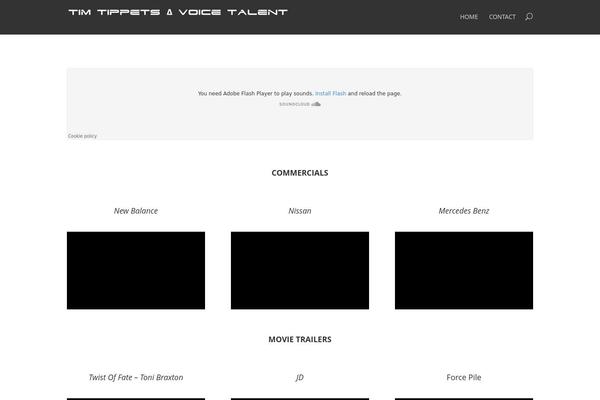 Divi theme site design template sample