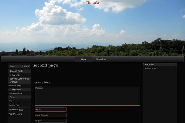raindrops theme site design template sample