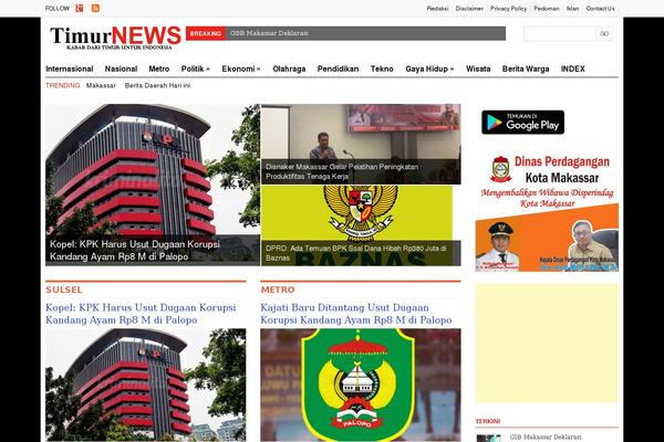 Site using Magazine3-widgets plugin