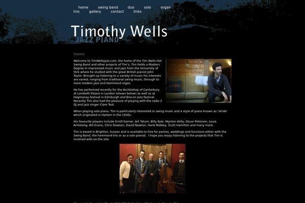 timwellsjazz.com site used Sitetheme