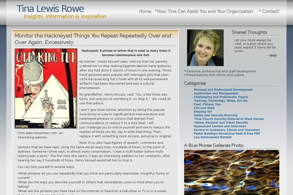 tinalewisrowe.com site used Andreas