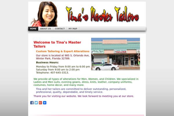 tinamastertailors.com site used Mystique-wpcom