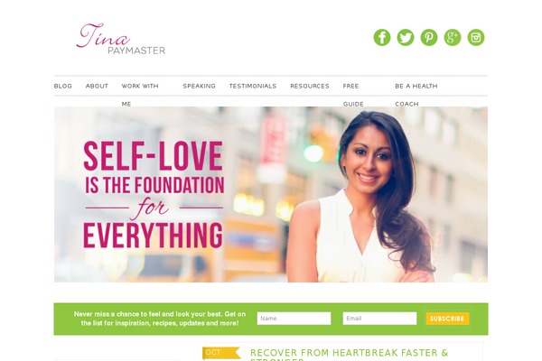 Site using AnyWP MailChimp plugin