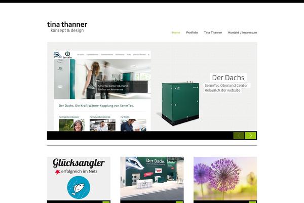 tinathanner.com site used Themefit-fluid