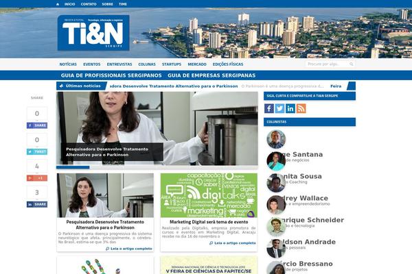 Site using Facebook plugin