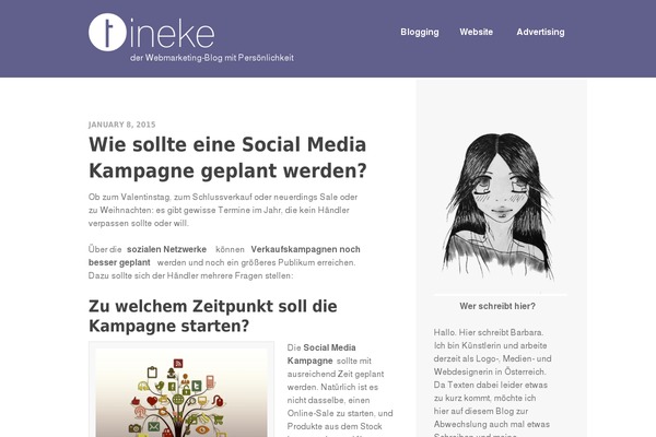 tineke.biz site used Sequential-wpcom