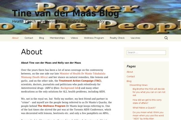 tinevandermaas.com site used Graceful-blog